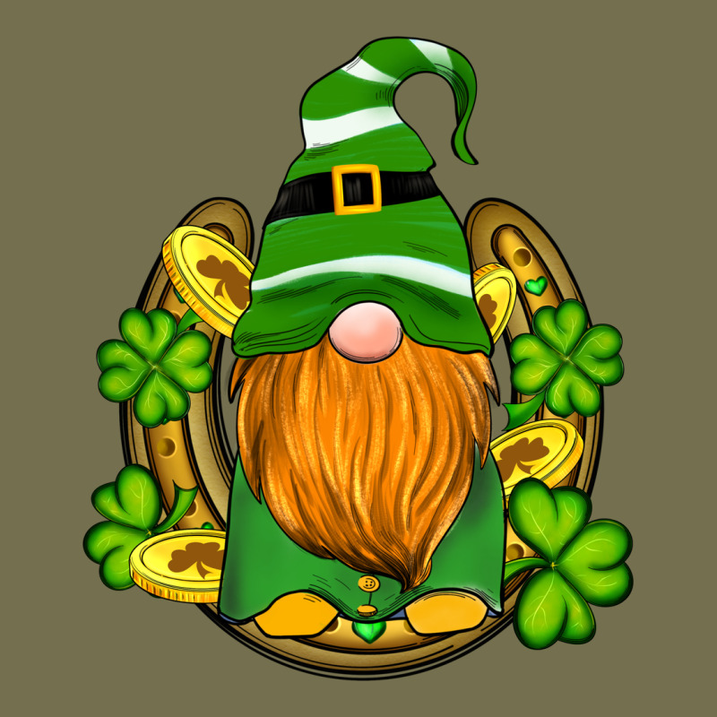 St Patricks Day Gnomes Horseshoe Shamrock Gold Vintage Hoodie by Artiststas | Teevron