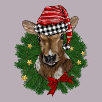Christmas Wreath Baby Calf Vintage Tee | Teevron