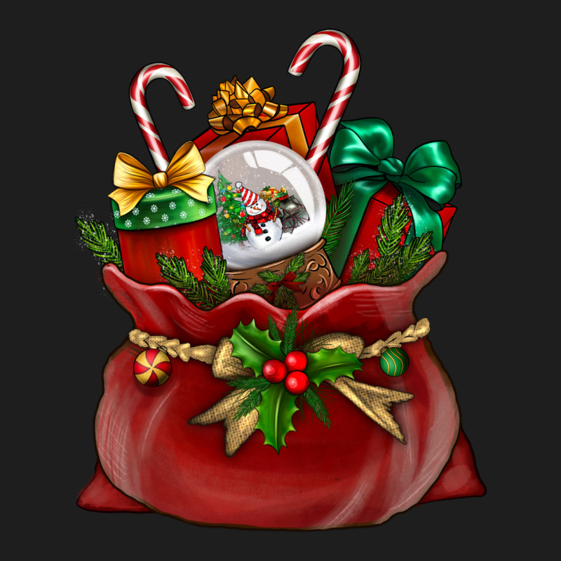 Chrismas Santa Claus Bag Heavyweight Hoodie by NancyCooperArtShop | Teevron