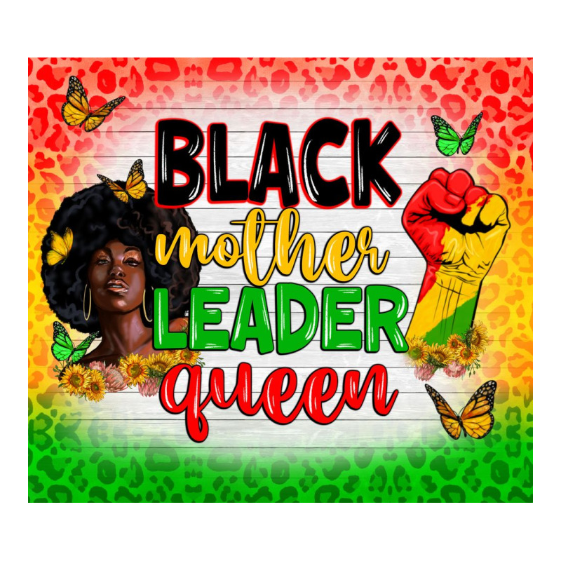 Black Mother Leader Ladies Tee by Zillion Design Studio | Teevron