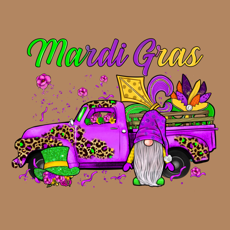 Mardi Gras Truck Gnome Long Sleeve Tee by JahusDesignShop | Teevron
