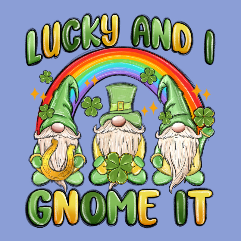 Lucky And I Gnome It Long Sleeve Tee by MaliasSmallBusiness | Teevron