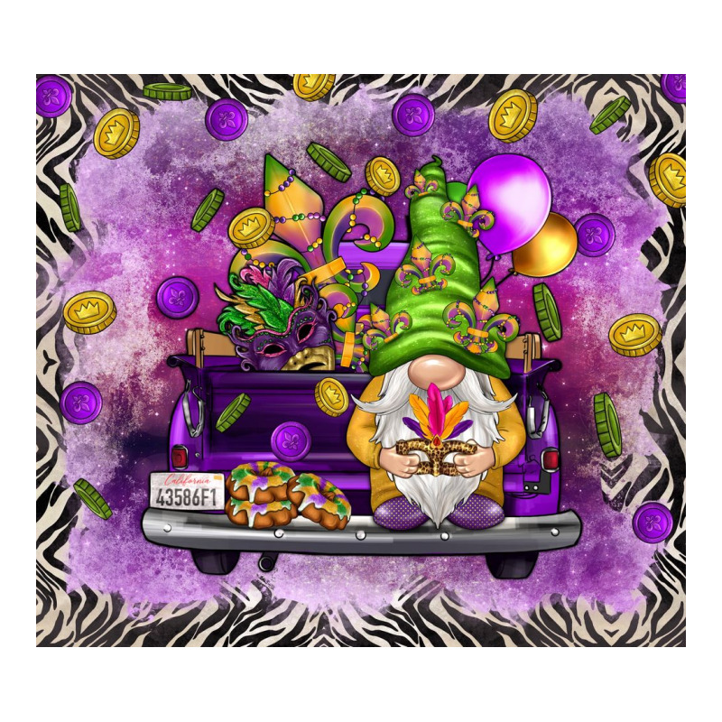 Gnome On The Truck Tumbler Hjf Premium Hoodie by HowdyJamesFarm | Teevron