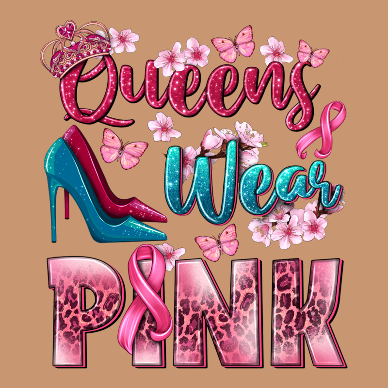 Queens Wear Pink Breast Cancer Heavyweight Hoodie by NancyCooperArtShop | Teevron