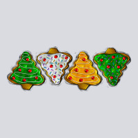 Christmas Tree Cookies Zipper Hoodie | Teevron