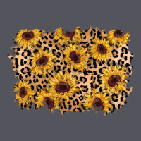 Sunflower Leopard Background Vintage Hoodie | Teevron