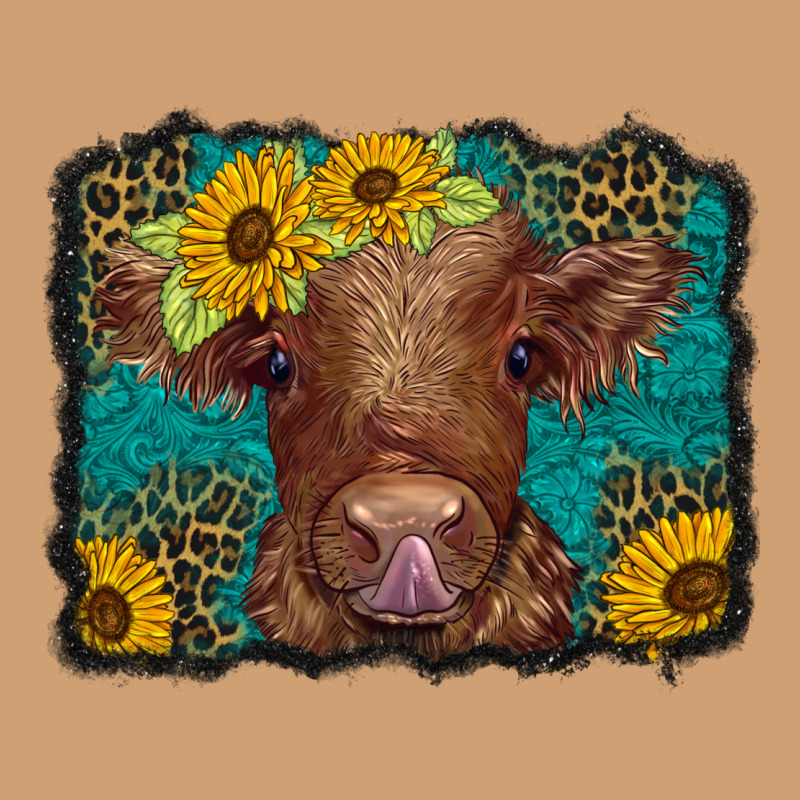 Western Leopard Buffalo Plaid Baby Highland Cow Vintage Tee by BarkalooDesign | Teevron
