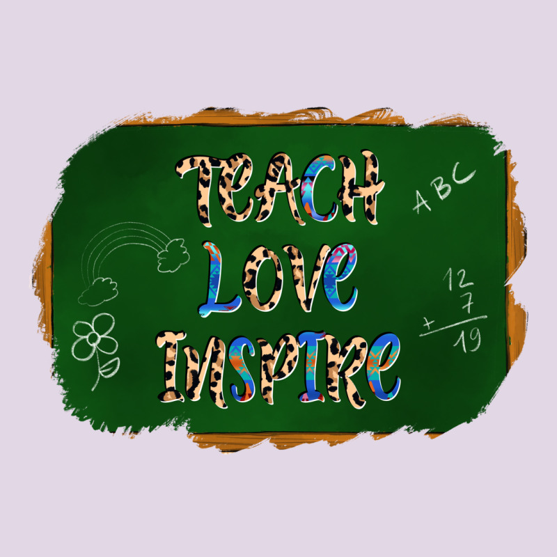 Teach Love Inspire Chalkboard Classic Tee by AdoDesignShop | Teevron