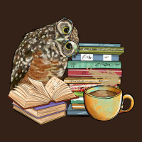 Owl And Books Heavy Core Tee | Teevron