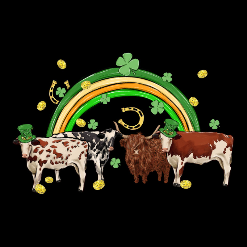 Cow St Patrick Days Heavyweight Sweatshirt by MaliasSmallBusiness | Teevron