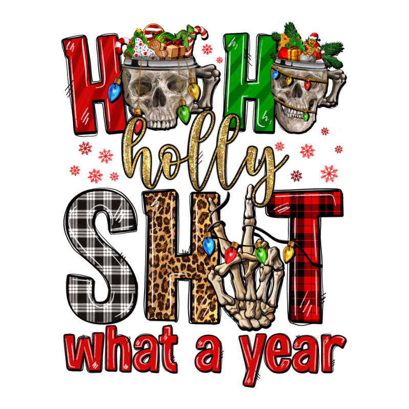 Ho Ho Holly Shit What A Year Premium Tee by FaDigitalArtStudio | Teevron