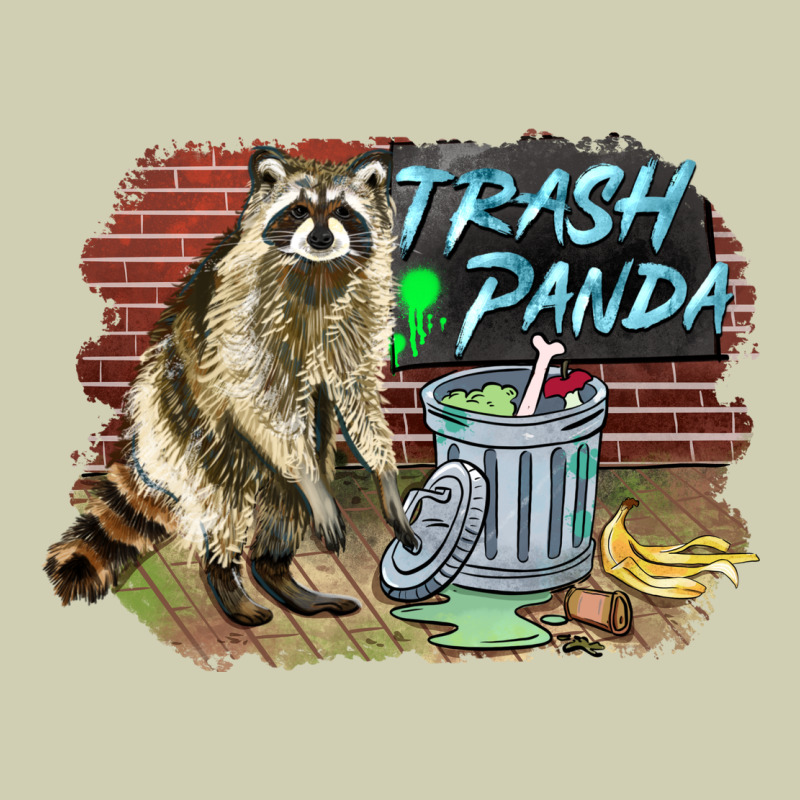 Raccoon Trash Panda Heavy Core Tee by BarkalooDesign | Teevron