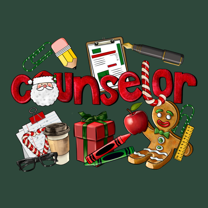 Counselor Christmas Zipper Hoodie by LillyAllenDesigns | Teevron