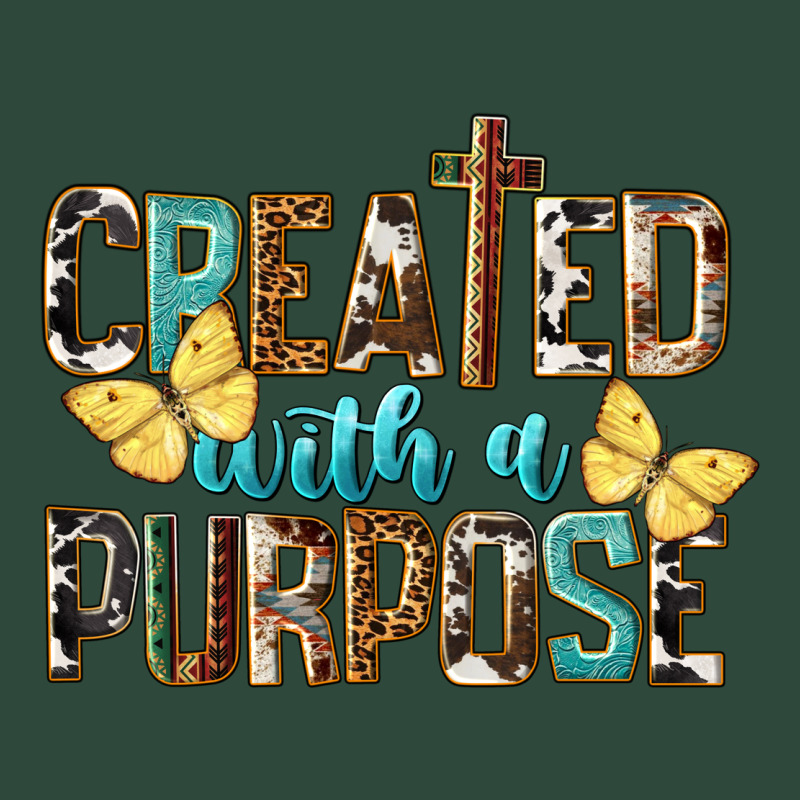 Created With A Purpose Zipper Hoodie by LillyAllenDesigns | Teevron