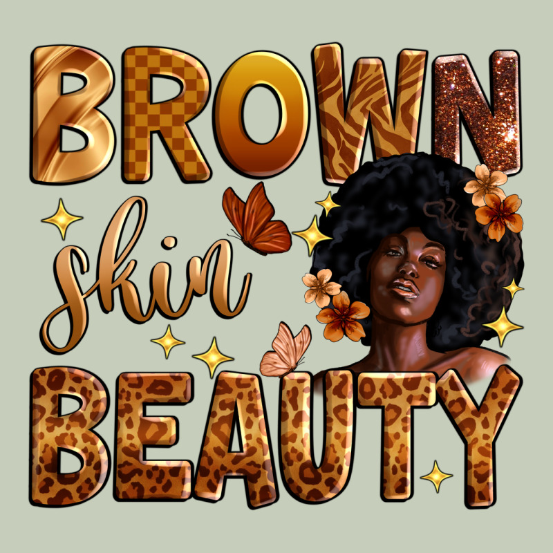 Brown Skin Beauty Ladies Tee by Zillion Design Studio | Teevron