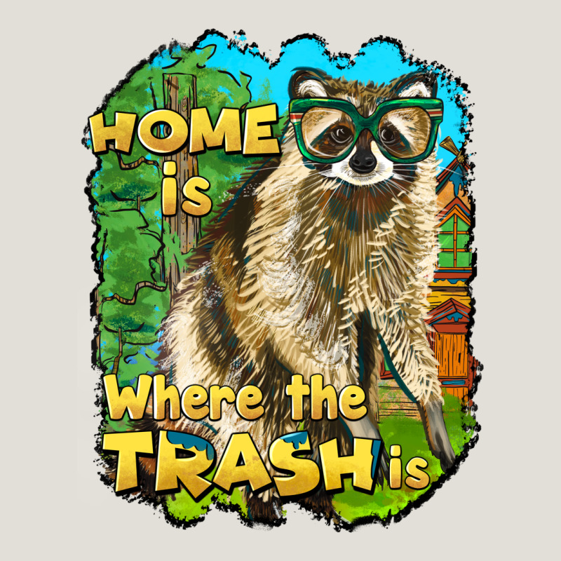 Raccoon Home Is Where The Trash Is Heavy Core Tee by BarkalooDesign | Teevron