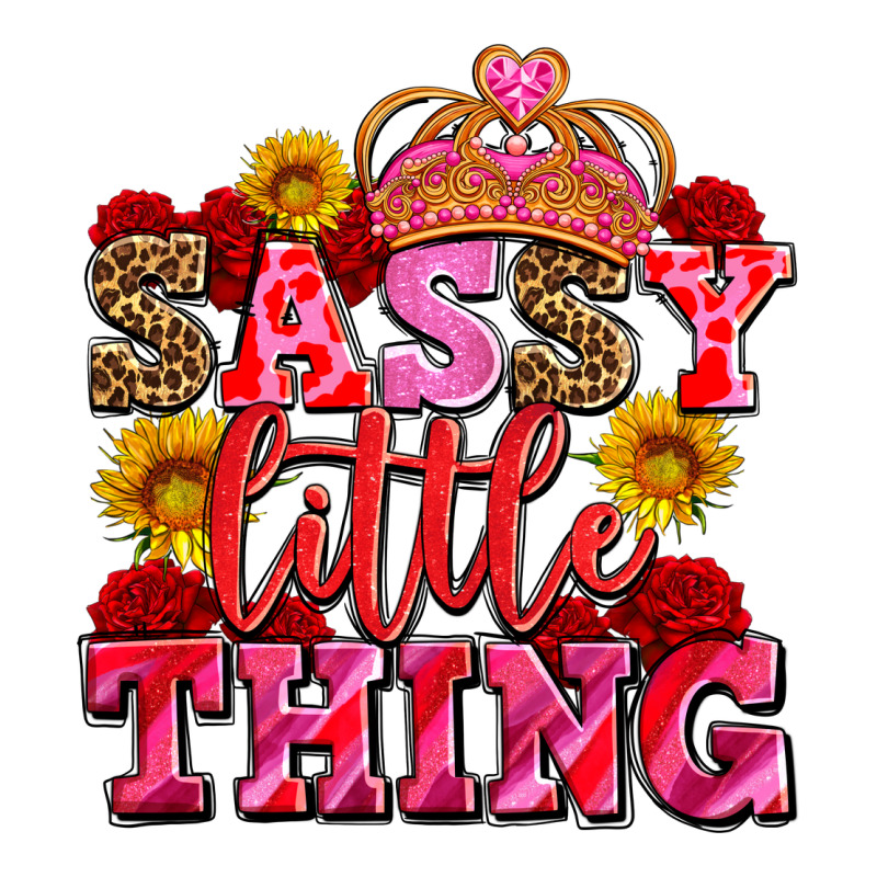 Sassy Little Thing With Crown Premium Tee by AdoDesignShop | Teevron