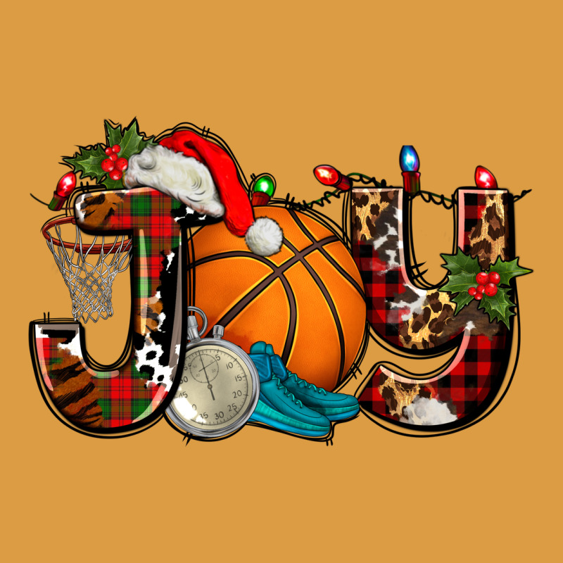 Joy With Basketball And Santa's Hat Urban Heavy Tee by AdoDesignShop | Teevron