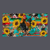 Western Coop Animals Rooster Sunflowers Cowhide Wooden Serape Glitter Vintage Hoodie | Teevron