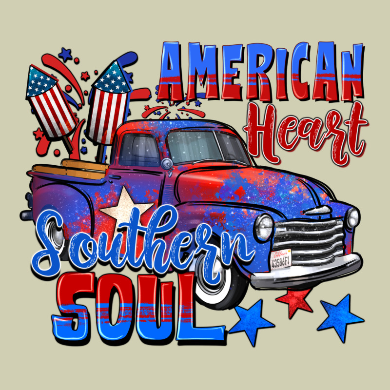 American Heart Southern Soul Truck 4th Of July Heavy Core Tee by CowGirlArtShop | Teevron