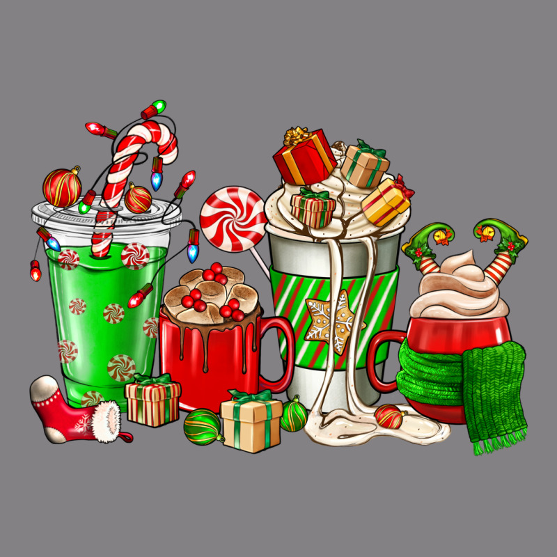 Christmas Coffee Cup Heavyweight Hoodie by NancyCooperArtShop | Teevron