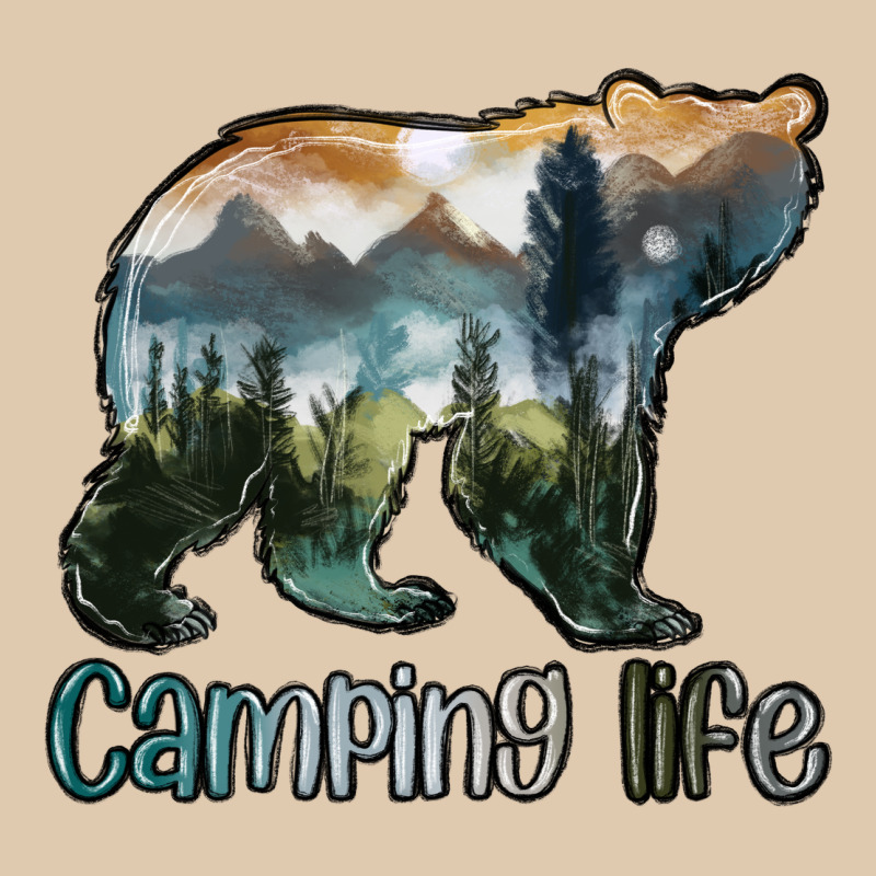 Camping Bear Heavyweight Sweatshirt by MaliasSmallBusiness | Teevron