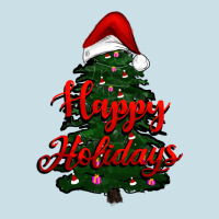 Happy Holidays Christmas Tree Ladies Tee | Teevron