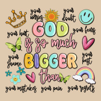 God Is So Much Bigger Than Malia Heavyweight Sweatshirt | Teevron