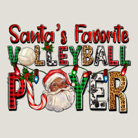 Afro Santa's Favorite Volleyball Player For Christ Heavy Core Tee | Teevron