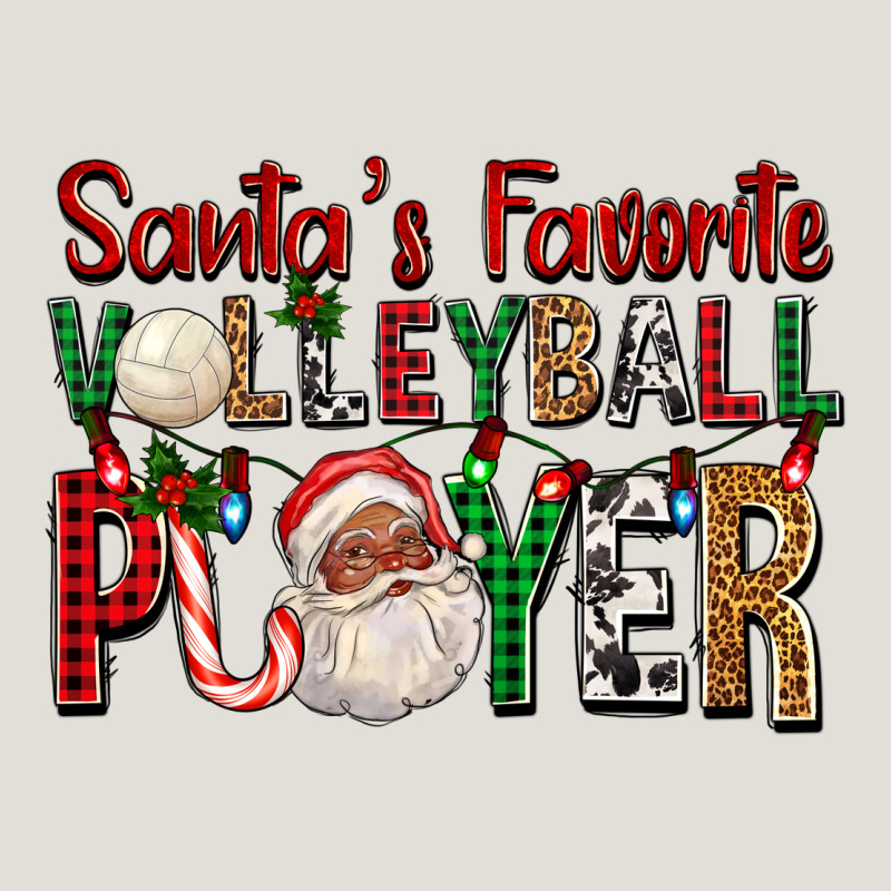 Afro Santa's Favorite Volleyball Player For Christ Heavy Core Tee by FaDigitalArtStudio | Teevron