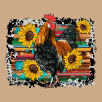 Western Rooster Coop Animals Sunflowers Cowhide Serape Wooden Vintage Hoodie | Teevron