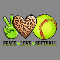 Peace Love Softball Vintage Tee | Teevron