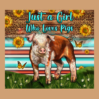 Just A Girl Who Loves Pig Vintage Tee | Teevron