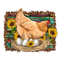 western farm chicken coop animals eggs sunflowers leopard serape woode | Teevron