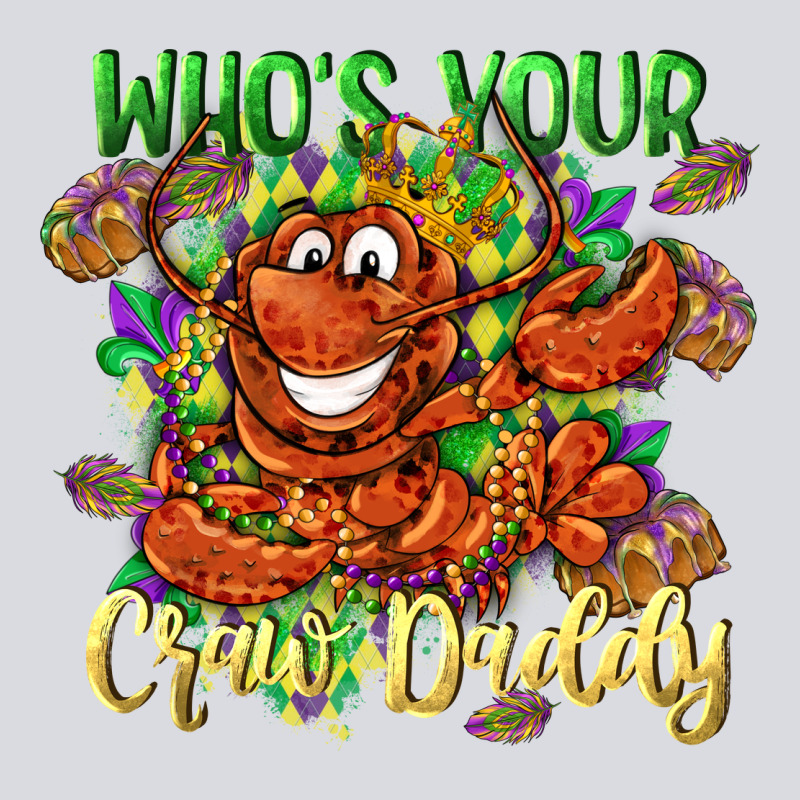 Who's Your Craw Daddy Mardi Gras Zipper Hoodie by LillyAllenDesigns | Teevron