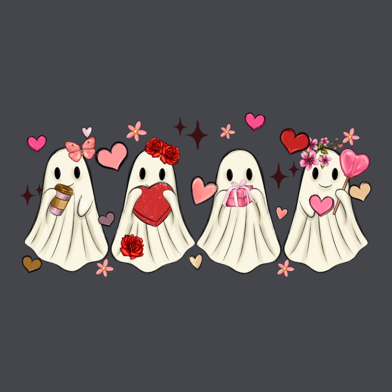 Valentines Day Ghost Long Sleeve Tee by MaliasSmallBusiness | Teevron