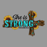 She Is Strong Western Cross Vintage Hoodie | Teevron