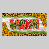 Watermelon Mom License Plate Premium Tee | Teevron