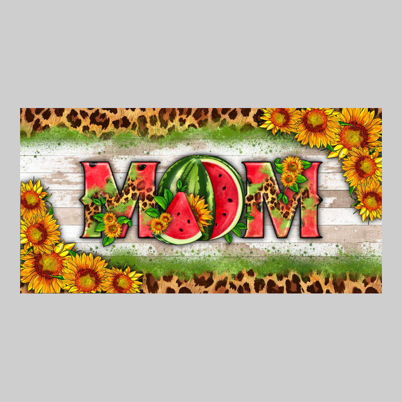 Watermelon Mom License Plate Premium Tee by HRA Design Shop | Teevron