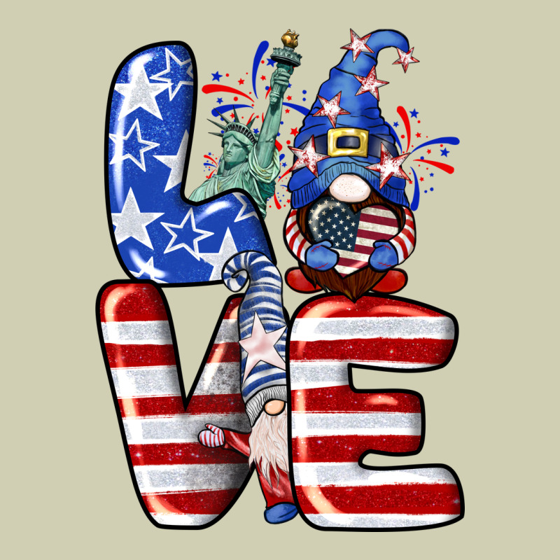 Love 4th Of July With Gnomes 4th Of July Heavy Core Tee by CowGirlArtShop | Teevron