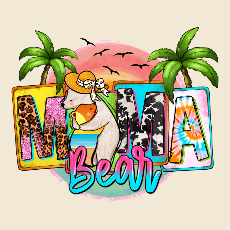 Mama Bear Summer Ladies Tee by Zillion Design Studio | Teevron