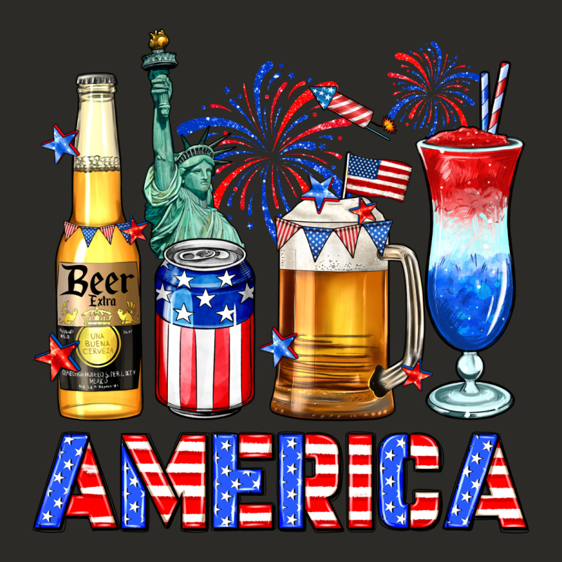 4th Of July American Drinks America Heavy Core Tee by Neo Western | Teevron