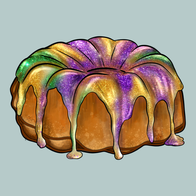 King Cake Heavy Core Tee by BarkalooDesign | Teevron