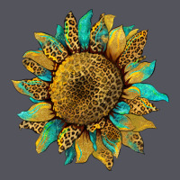 Sunflower With Leopard And Turquoise Vintage Hoodie | Teevron