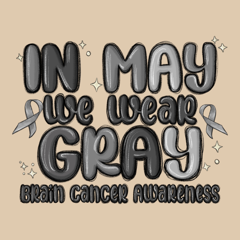 In May We Wear Gray Brain Cancer Awareness Heavyweight Sweatshirt by MaliasSmallBusiness | Teevron