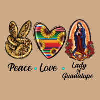 Peace Love Lady Of Guadalupe Vintage Hoodie | Teevron