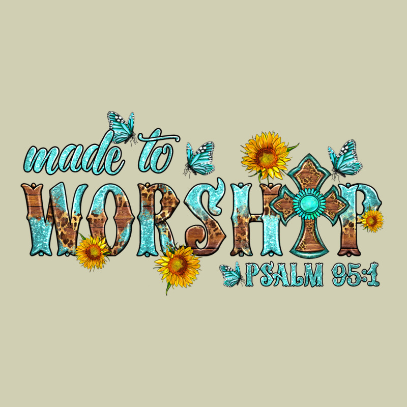 Made To Worship With Sunflowers Heavy Core Tee by HRA Design Shop | Teevron