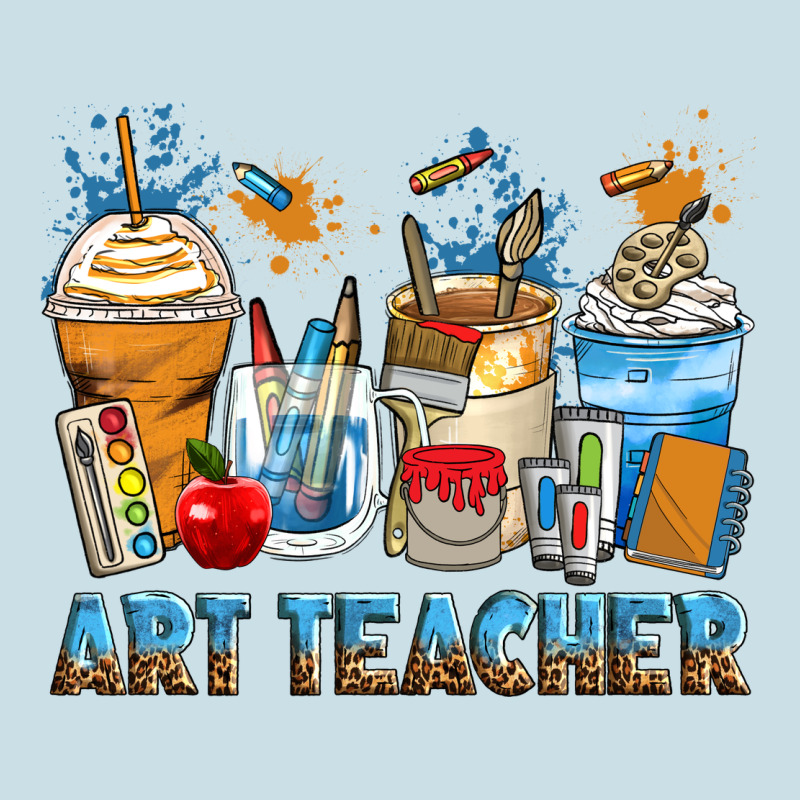 Art Teacher Coffee Cups Ladies Tee by Zillion Design Studio | Teevron