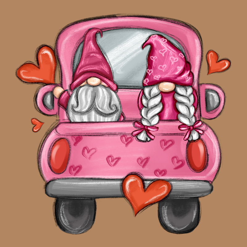 Valentines Day Gnome Truck Long Sleeve Tee by MaliasSmallBusiness | Teevron