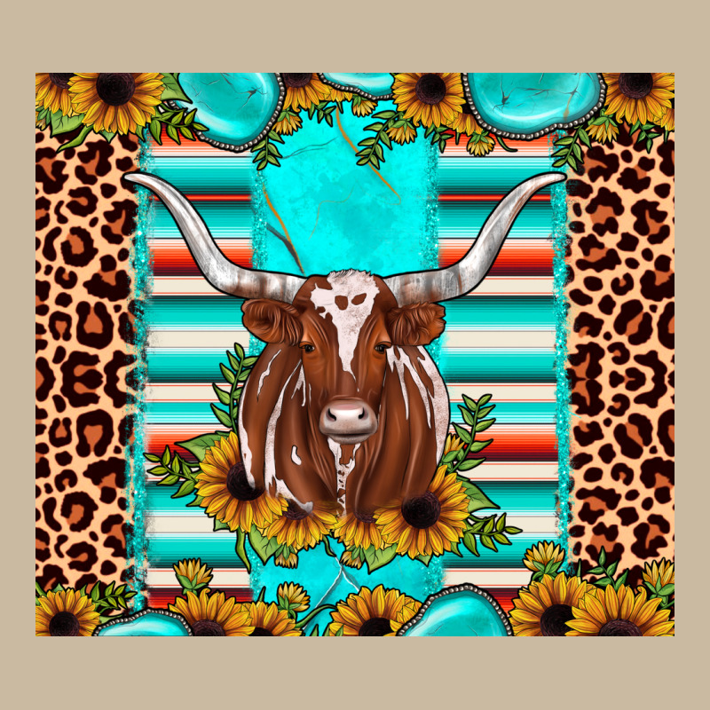 Texas Longhorn Sunflower Gemstone Long Sleeve Tee by JahusDesignShop | Teevron